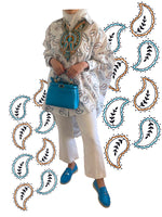 Load image into Gallery viewer, Colored Paisley  - Free Size
