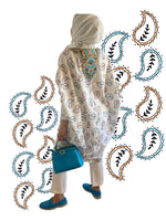 Load image into Gallery viewer, Colored Paisley  - Free Size
