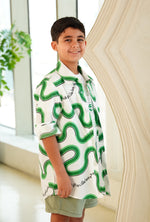 Load image into Gallery viewer, Saudi Emerald Waves Shirt
