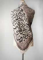 Load image into Gallery viewer, Kuwait Calligraphy Scarf - Square
