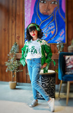 Load image into Gallery viewer, Saudi Chevron Jacket - Girls
