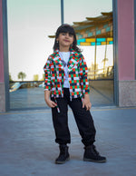 Load image into Gallery viewer, Biker Jacket - Unisex العيد الوطني
