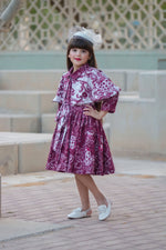 Load image into Gallery viewer, Qatar Floral Design Dress
