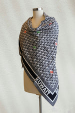 Load image into Gallery viewer, Kuwait Monogram Scarf
