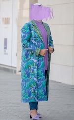 Load image into Gallery viewer, Blue Floral Jacket
