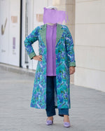 Load image into Gallery viewer, Blue Floral Jacket
