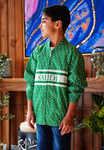Load image into Gallery viewer, Saudi Monogram Jacket - Unisex
